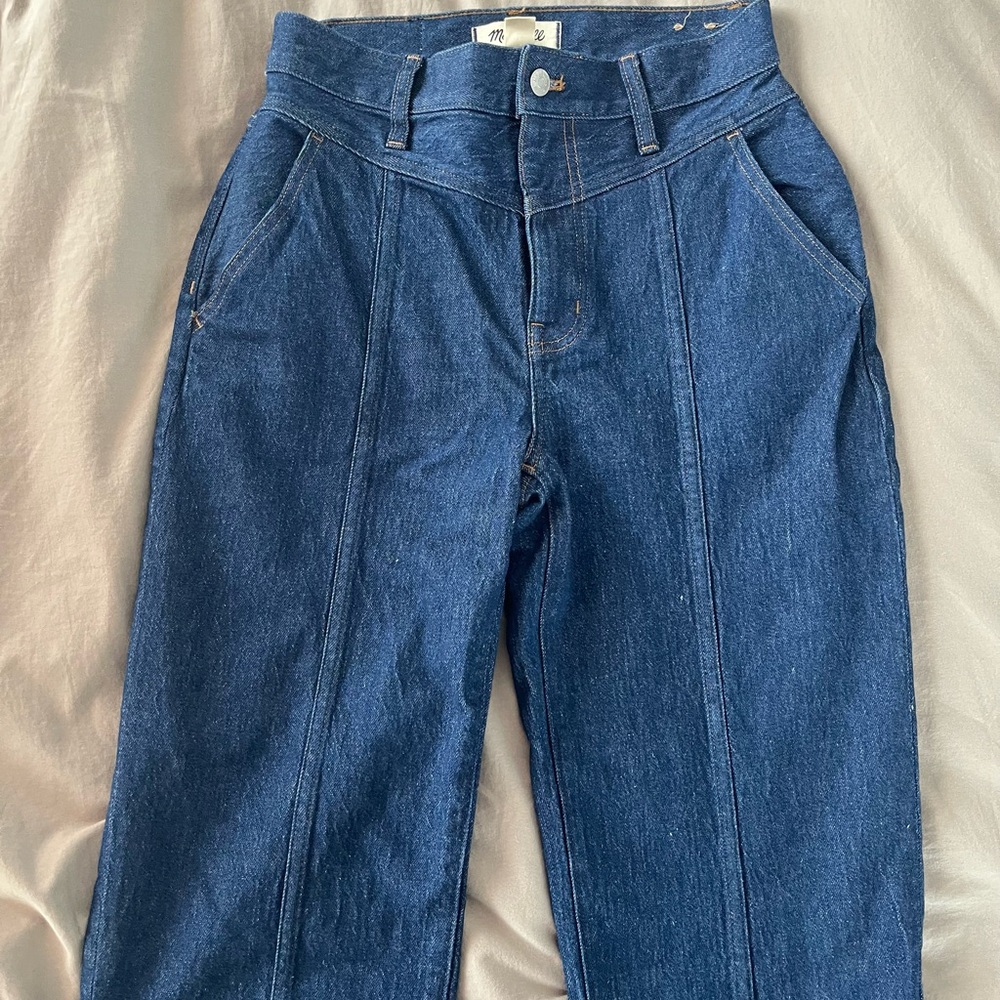 Madewell High Perfect Straight Jean Retro Pockets